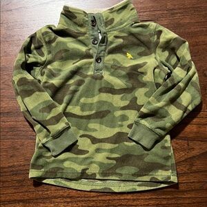 Carter's Green Camouflage Kids Hoodie
